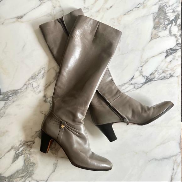 𝗩𝗜𝗡𝗧𝗔𝗚𝗘 Salvatore Ferragamo designer boots - Picture 1 of 12